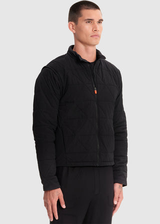 Infinity Lifestyle Men's Zip Convertible Puffer Jacket