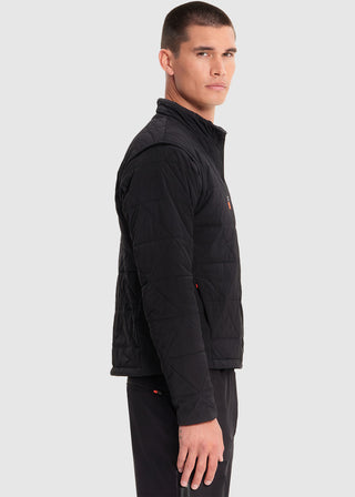 Infinity Lifestyle Men's Zip Convertible Puffer Jacket