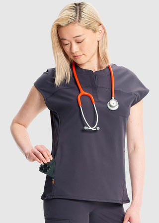 Infinity GNR8 Women's Henley Scrub Top