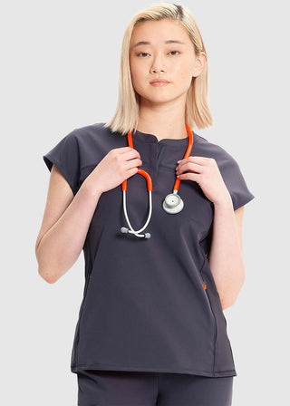 Infinity GNR8 Women's Henley Scrub Top
