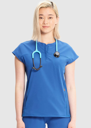 Infinity GNR8 Women's Henley Scrub Top