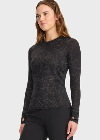 Infinity Women's Crackle Layer Long Sleeve Performance Underscrub