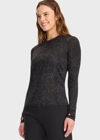 Infinity Women's Crackle Layer Long Sleeve Performance Underscrub