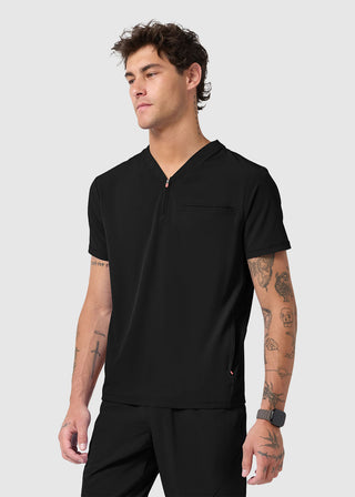 Infinity GNR8 Men's Partial Zip V-Neck Scrub Top