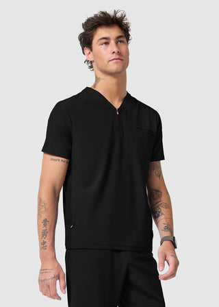 Infinity GNR8 Men's Partial Zip V-Neck Scrub Top