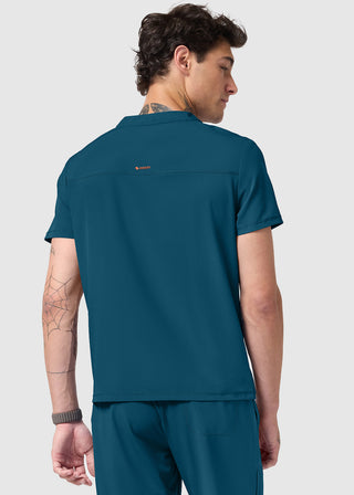 Infinity GNR8 Men's Partial Zip V-Neck Scrub Top
