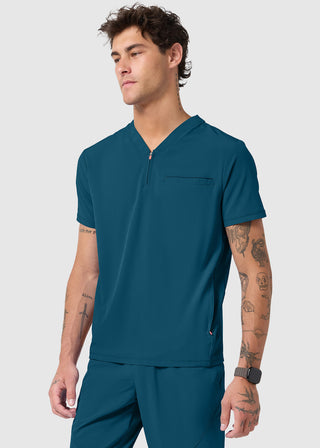 Infinity GNR8 Men's Partial Zip V-Neck Scrub Top