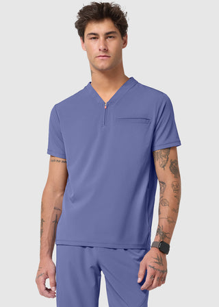 Infinity GNR8 Men's Partial Zip V-Neck Scrub Top