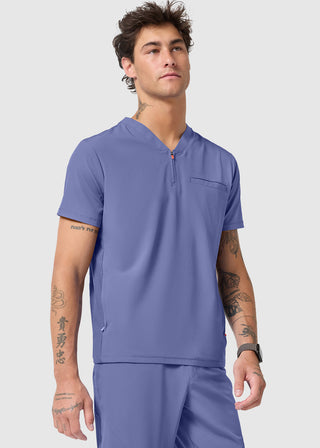 Infinity GNR8 Men's Partial Zip V-Neck Scrub Top