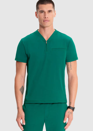 Infinity GNR8 Men's Partial Zip V-Neck Scrub Top
