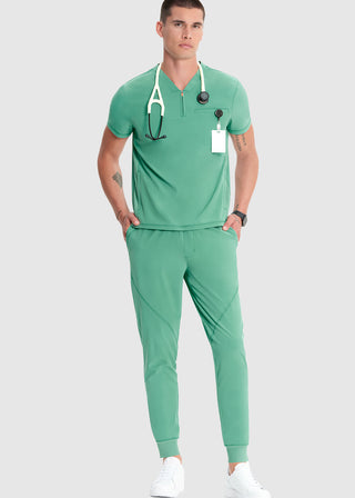 Infinity GNR8 Men's Partial Zip V-Neck Scrub Top