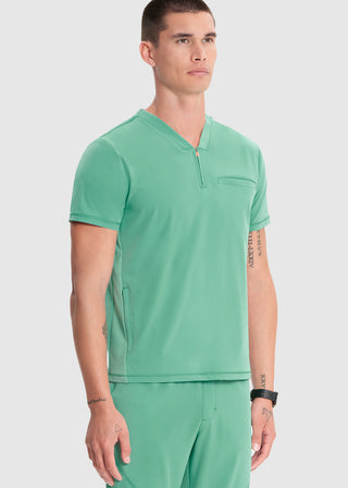 Infinity GNR8 Men's Partial Zip V-Neck Scrub Top