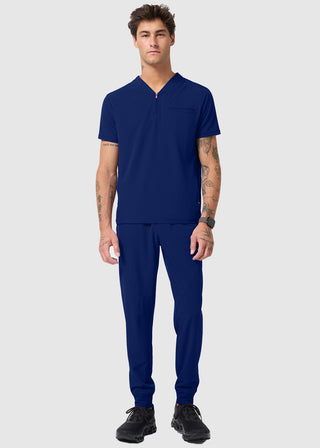 Infinity GNR8 Men's Partial Zip V-Neck Scrub Top