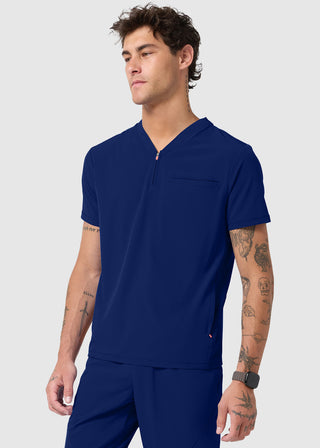 Infinity GNR8 Men's Partial Zip V-Neck Scrub Top