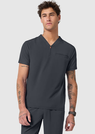 Infinity GNR8 Men's Partial Zip V-Neck Scrub Top