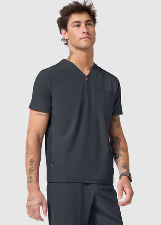 Infinity GNR8 Men's Partial Zip V-Neck Scrub Top