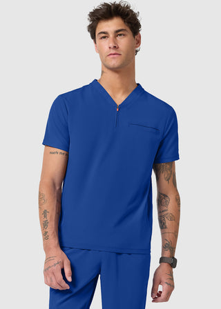 Infinity GNR8 Men's Partial Zip V-Neck Scrub Top