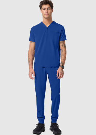 Infinity GNR8 Men's Partial Zip V-Neck Scrub Top