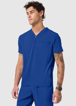 Infinity GNR8 Men's Partial Zip V-Neck Scrub Top