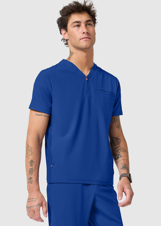 Infinity GNR8 Men's Partial Zip V-Neck Scrub Top