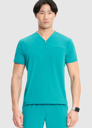 Infinity GNR8 Men's Partial Zip V-Neck Scrub Top