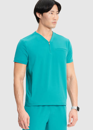 Infinity GNR8 Men's Partial Zip V-Neck Scrub Top