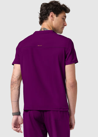 Infinity GNR8 Men's Partial Zip V-Neck Scrub Top