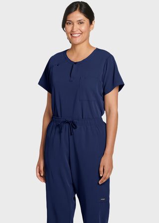 Jockey Women's Sleek 3 Pocket Scrub Top