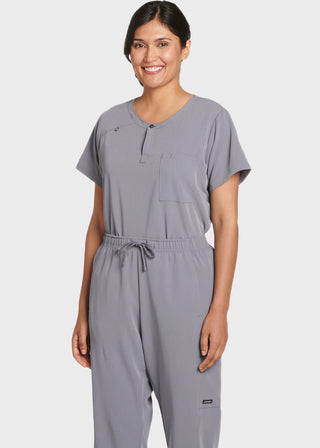 Jockey Women's Sleek 3 Pocket Scrub Top