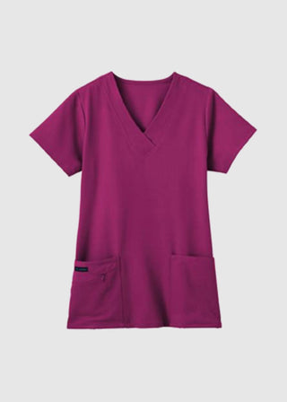 Jockey Scrubs Women Three Pocket Soft V-Neck Top