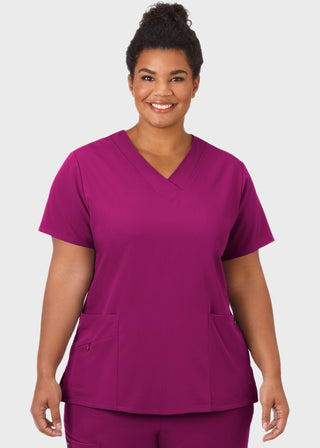 Jockey Scrubs Women Three Pocket Soft V-Neck Top