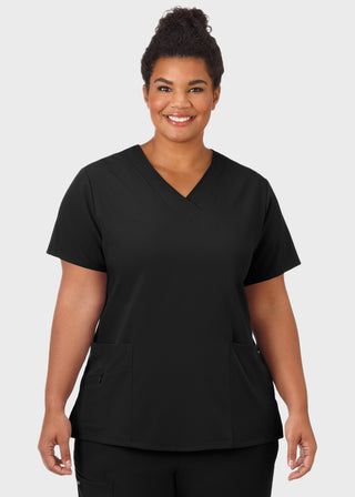 Jockey Scrubs Women Three Pocket Soft V-Neck Top