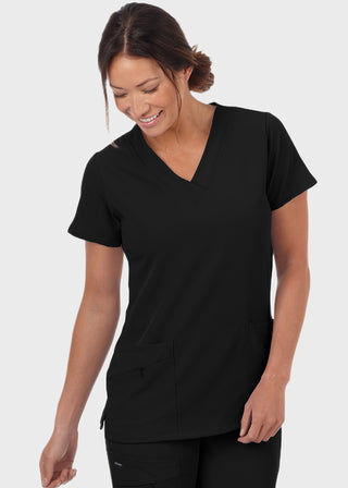 Jockey Scrubs Women Three Pocket Soft V-Neck Top