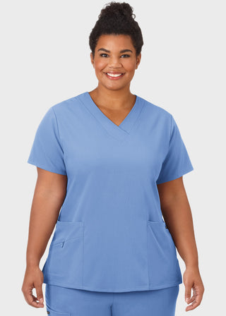 Jockey Scrubs Women Three Pocket Soft V-Neck Top