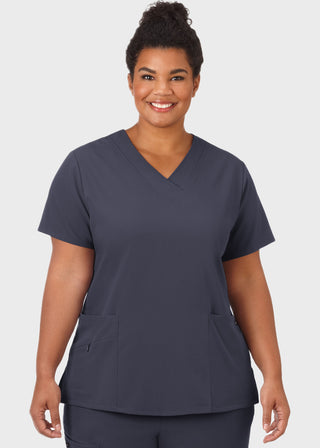 Jockey Scrubs Women Three Pocket Soft V-Neck Top