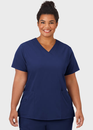 Jockey Scrubs Women Three Pocket Soft V-Neck Top