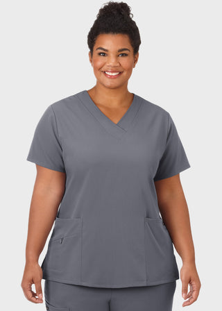 Jockey Scrubs Women Three Pocket Soft V-Neck Top