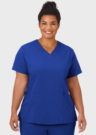 Jockey Scrubs Women Three Pocket Soft V-Neck Top