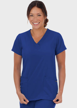 Jockey Scrubs Women Three Pocket Soft V-Neck Top