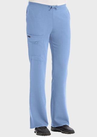 Jockey Scrubs Women Zipper Pocket Flare Medical Pants