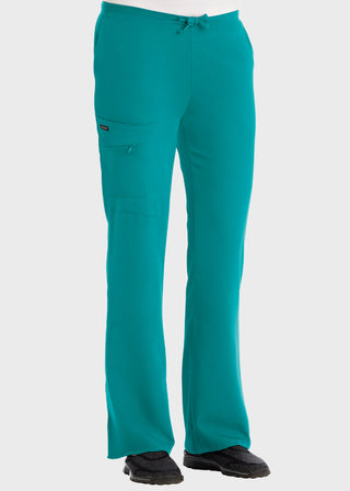 Jockey Scrubs Women Zipper Pocket Flare Medical Pants