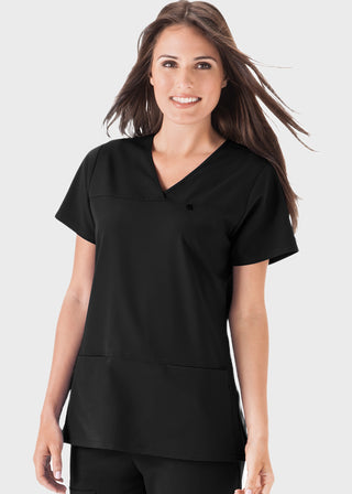 Jockey Scrubs Women's Six Pocket Jewel Neck Scrub Top
