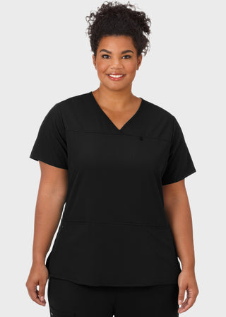Jockey Scrubs Women's Six Pocket Jewel Neck Scrub Top