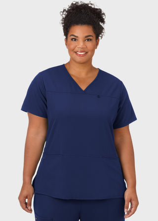 Jockey Scrubs Women's Six Pocket Jewel Neck Scrub Top