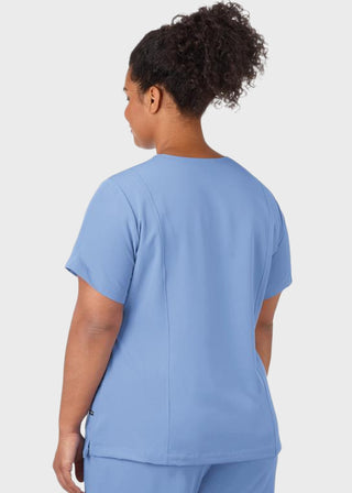 Jockey Scrubs Ladies Mock Wrap Scrub Top