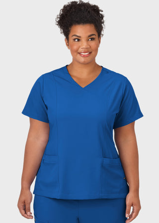 Jockey Scrubs Ladies Mock Wrap Scrub Top