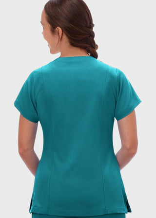 Jockey Scrubs Ladies Mock Wrap Scrub Top