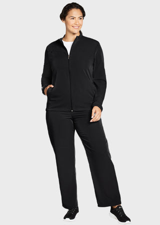 Jockey Classic Unisex Zip And Go Solid Scrub Jacket