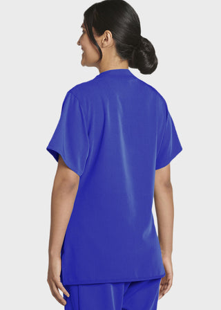 Jockey Women's Petal Mock Wrap Scrub Top