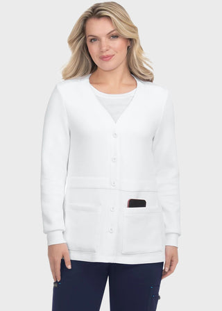 Koi Scrubs Essentials Clarissa Women's 2-Pocket Cardigan Style Knit Jacket